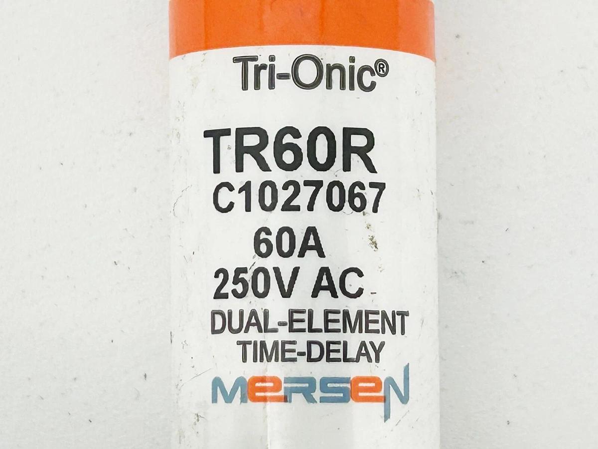 New Lot of 2 Ferraz Shawmut TR60R Dual Element Time Delay Fuse 60A 250V