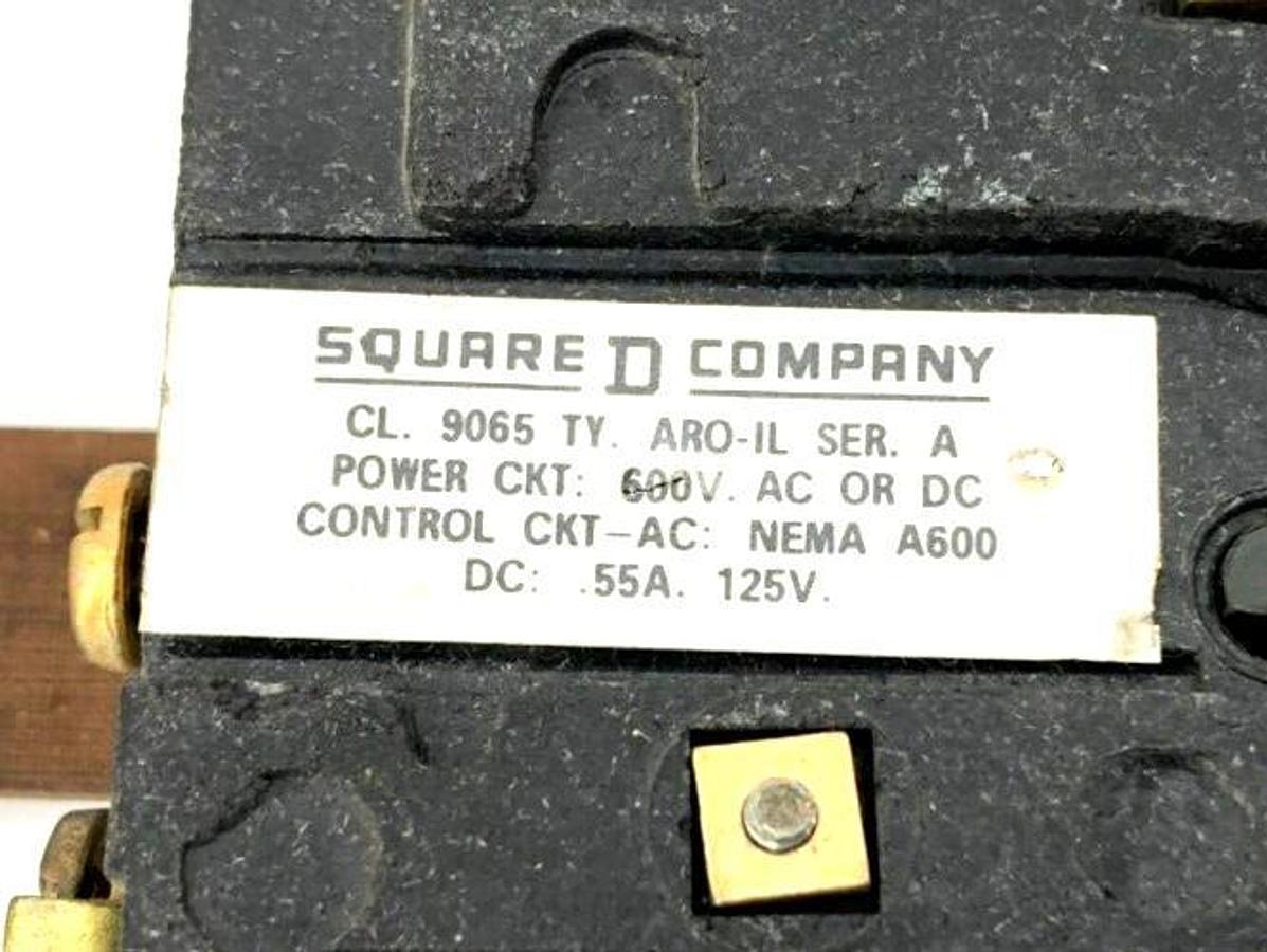 New Square D 9065-TY ARO-IL Overload Relay 600V