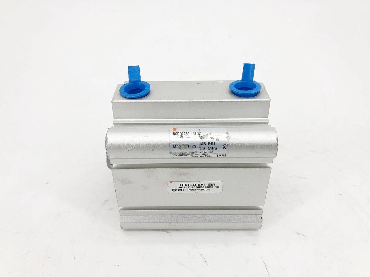 New SMC NCDQ2A50-31DZ Double Acting Compact Cylinder 145psi - No Box