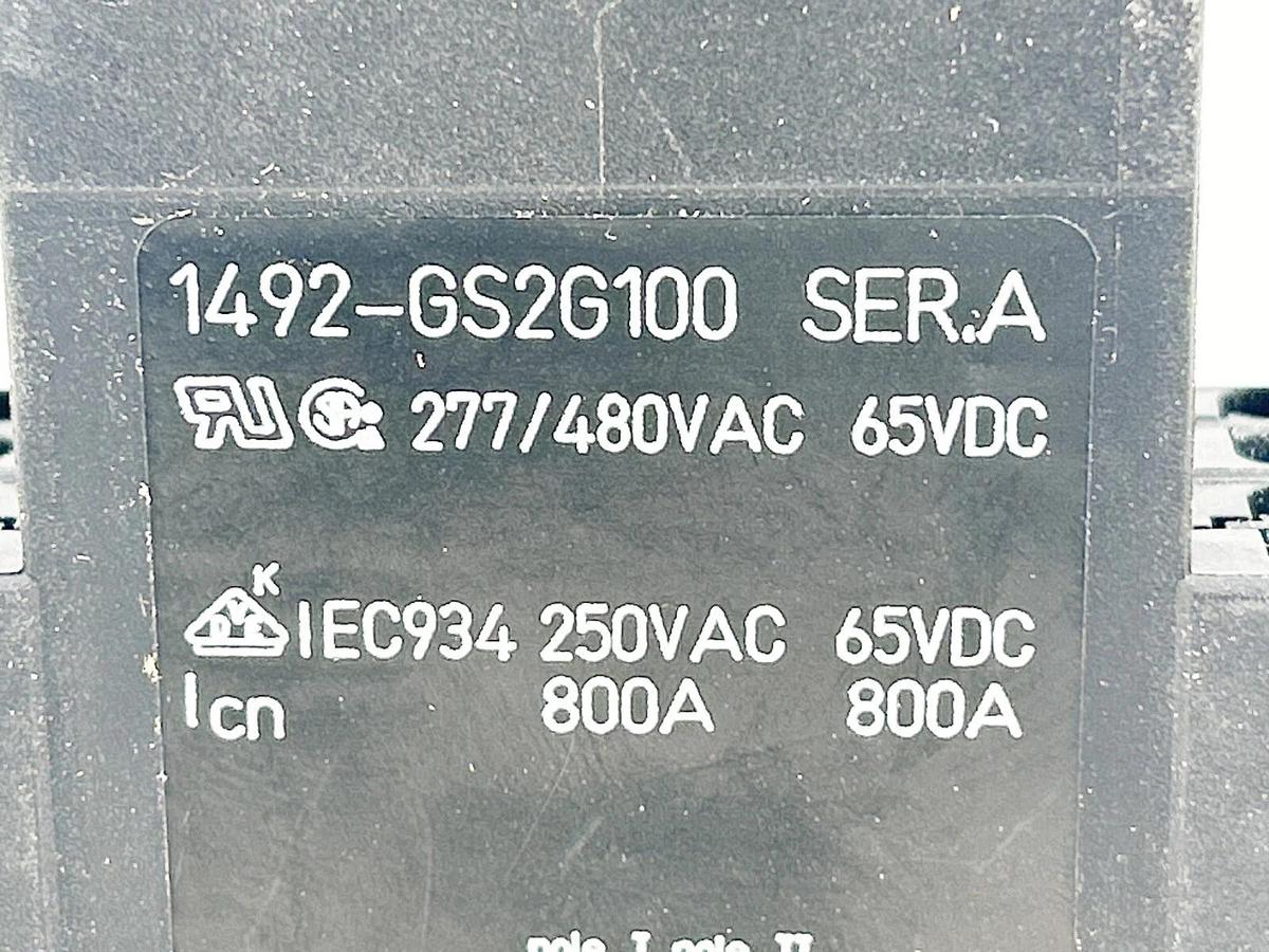 New Allen Bradley 1492-GS2G100 Mini Circuit Breaker 2P 480V 10A - No Box