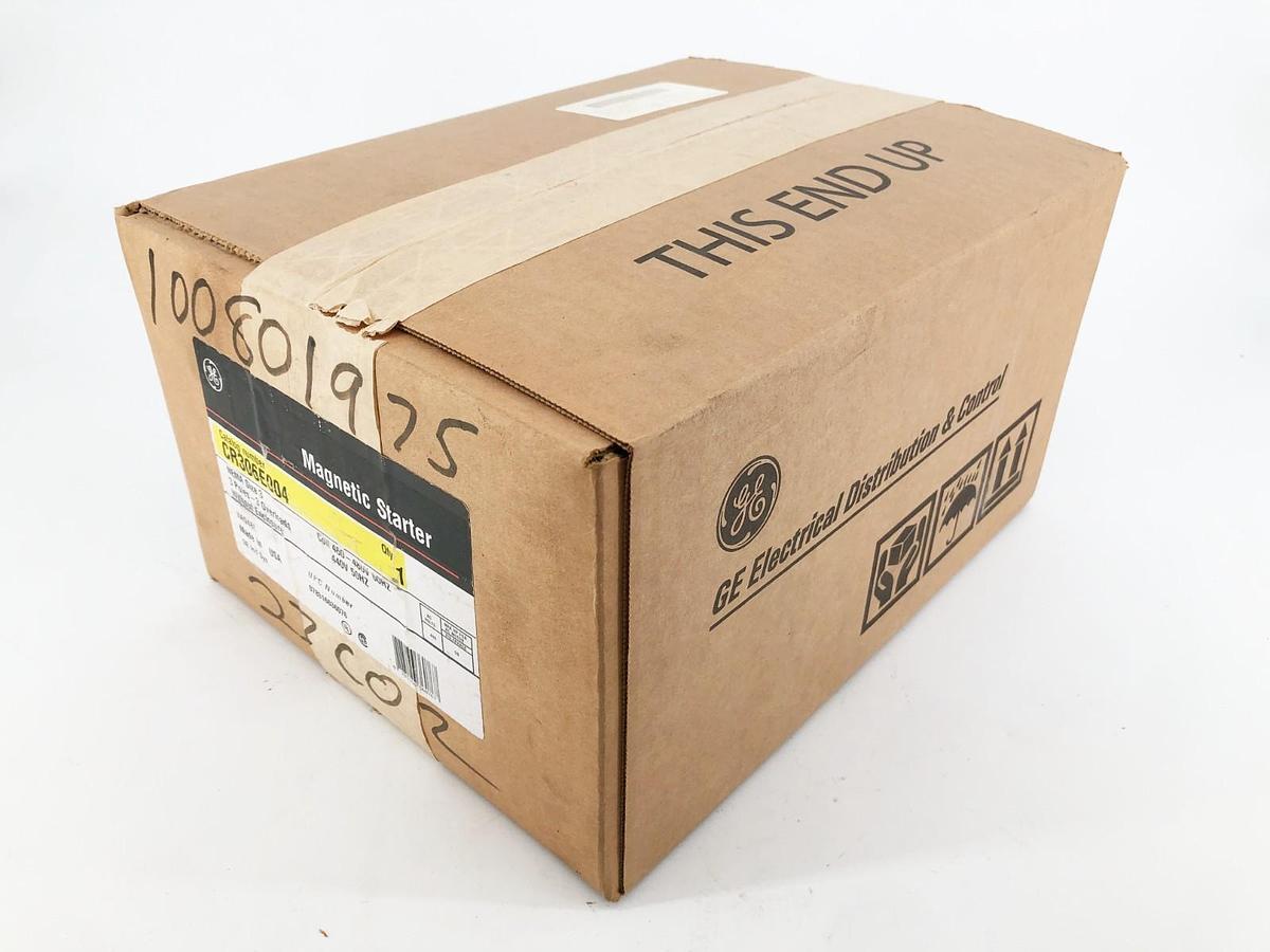 New General Electric CR306E004 Non-Rev Starter 480V Coil 90A Size 3 3PH Sealed