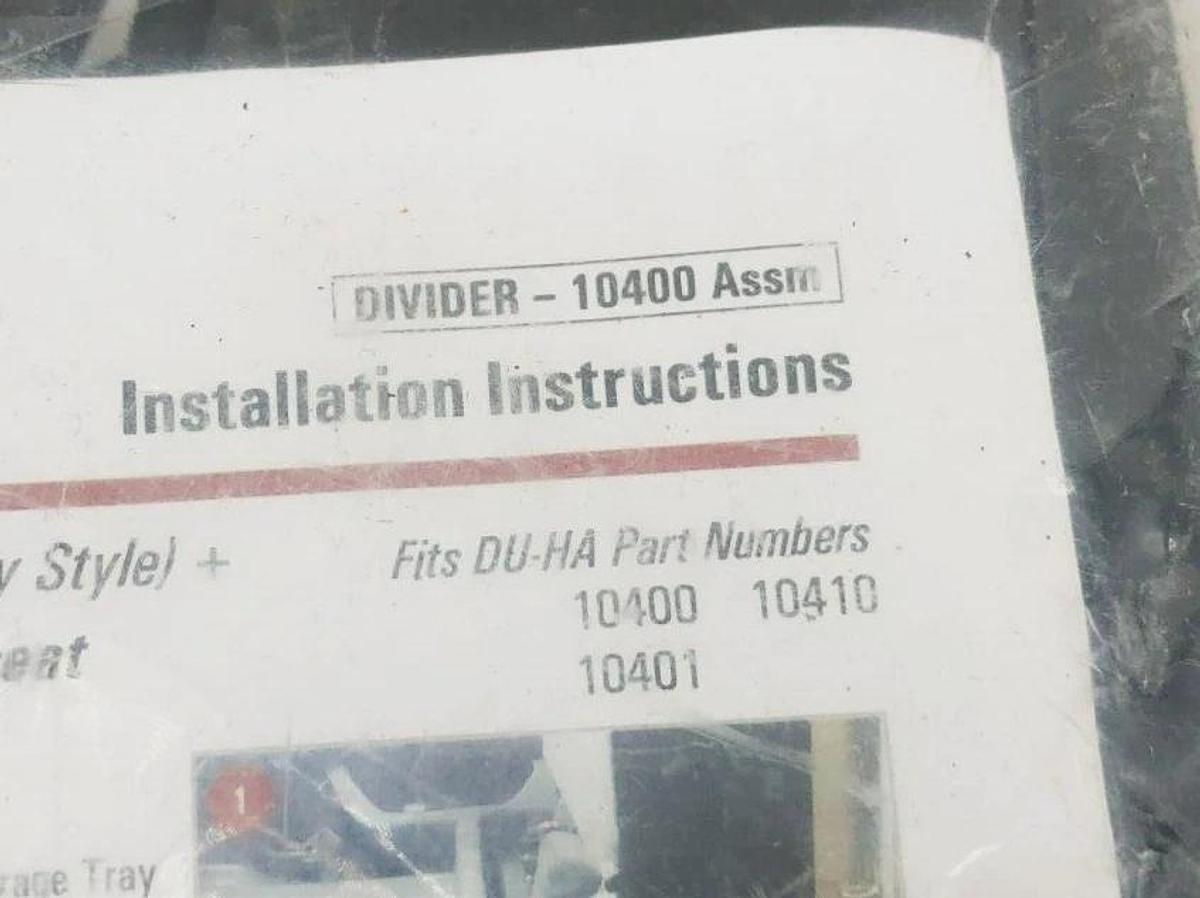 New Du-Ha 10400 Underseat Storage Divider Assembly