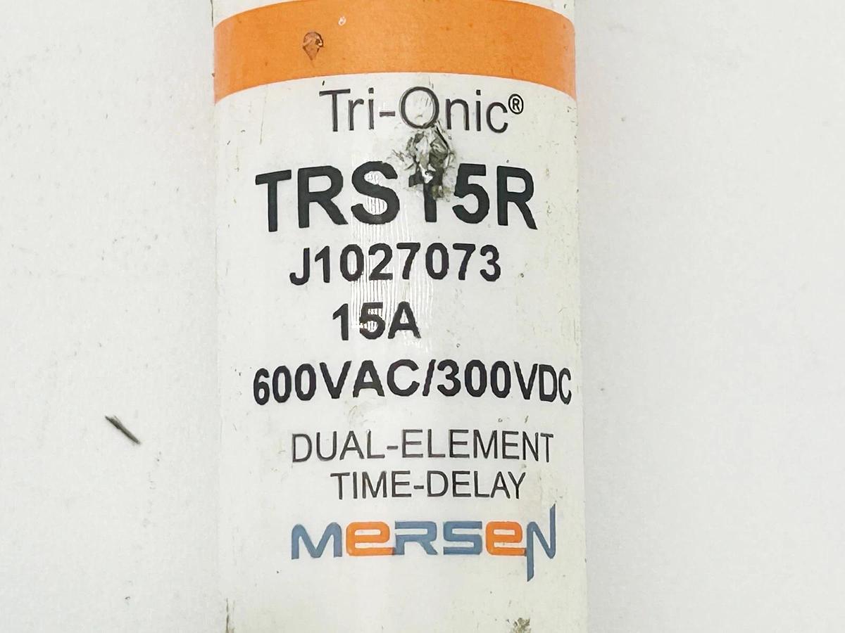 New Lot of 2 Ferraz Shawmut TRS15R Fuse 15A 600VAC 300VDC