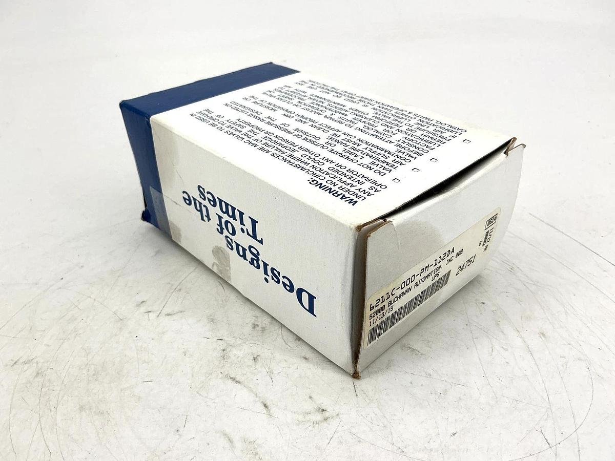 New MAC Valves 6211C-000-PM-112DA Solenoid Valve 4-Way 6.8Watts 150PSI 110/120V