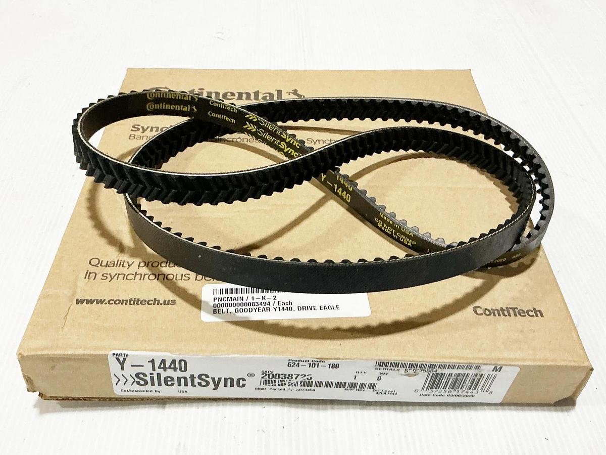 New Continental Y-1440 Synchronous Belt 8MM Pitch 1440MM 180T
