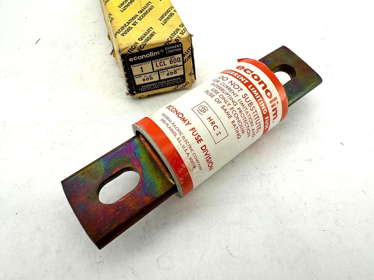 New Econolim LCL-800 Current limiting Fuse Class L 800A 600V LCL800