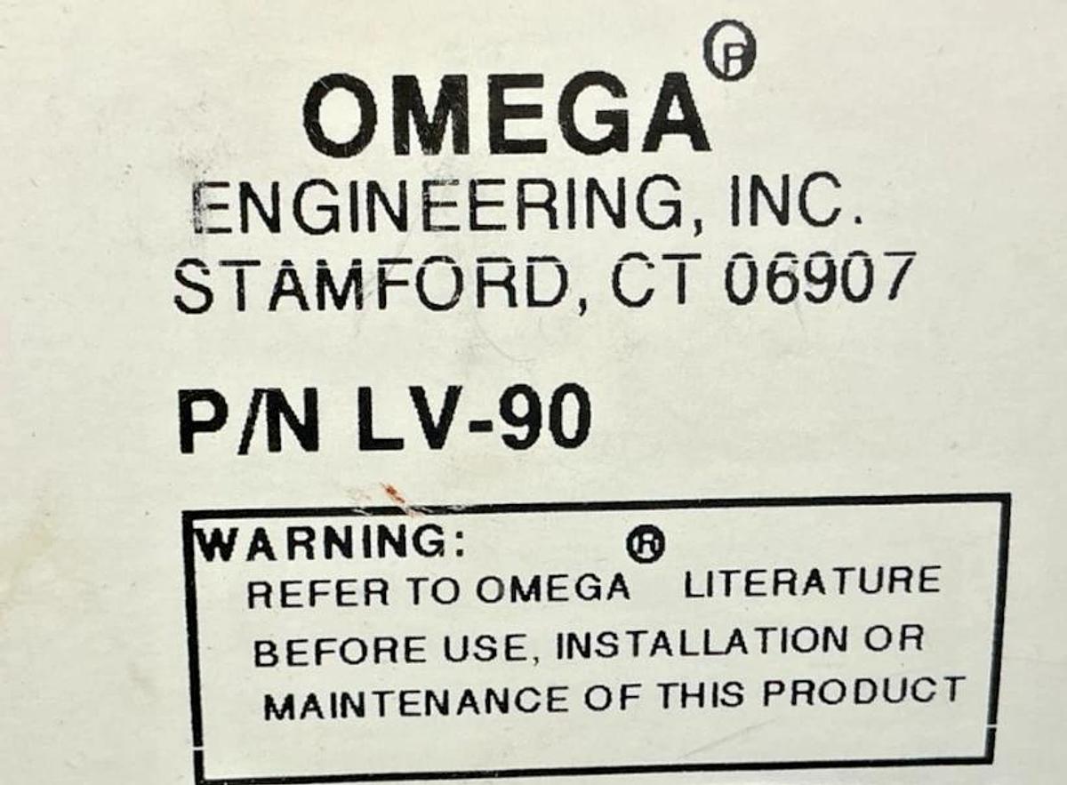 New Omega LV-90 Liquid Level Switch 2-Wire Pilot Duty 20VA 50-240VAC LV90