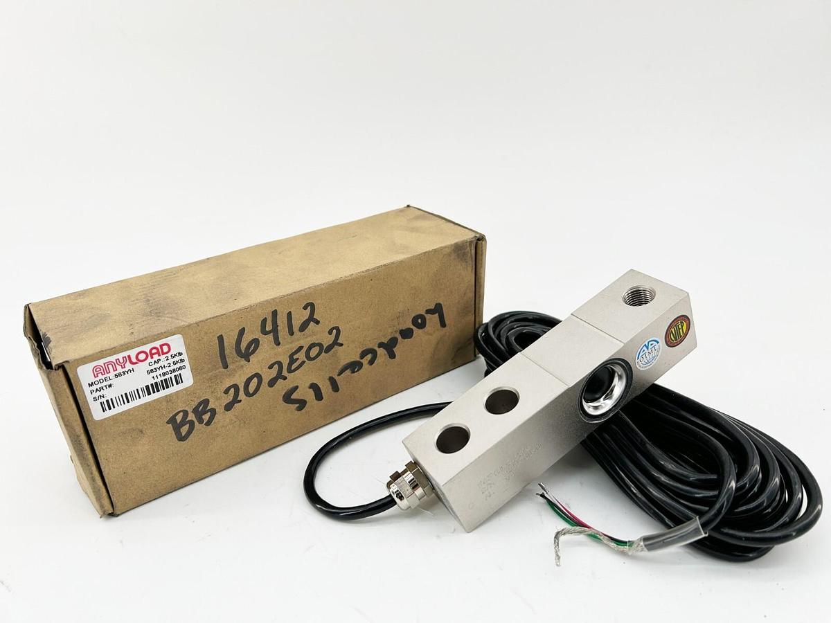 New Anyload 563YH-2.5KLB Single Ended Beam Load Cell 563YH