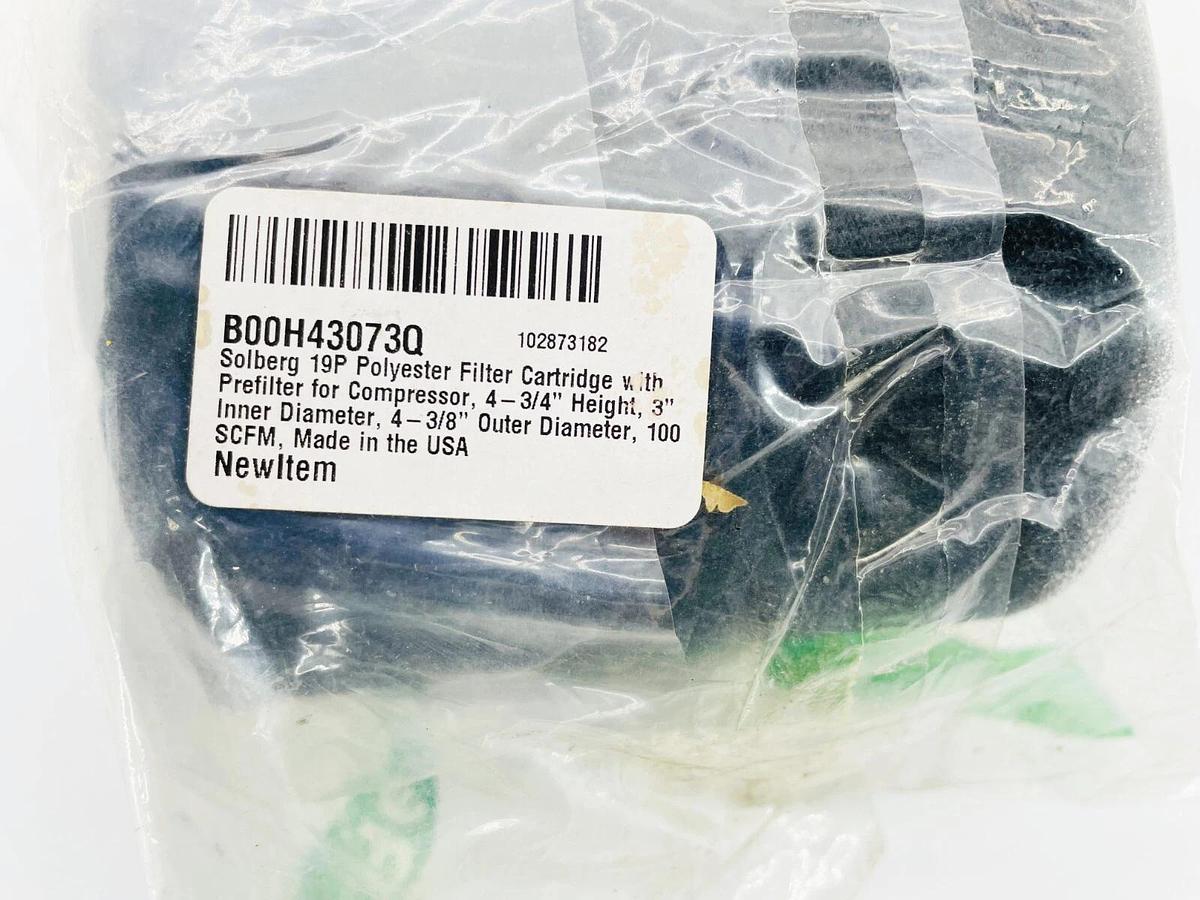 New Solberg B00H43073Q Polyester Filter Cartridge for Compressor