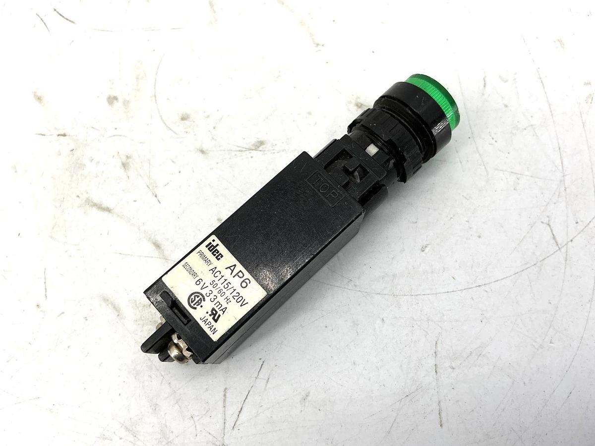 Used Lot of 2 IDEC AP6-0126D Transformer 115/120VAC 50/60HZ AP60126D AP6