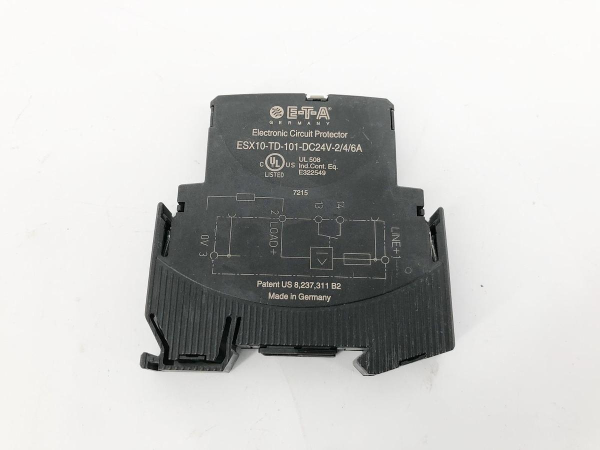 New ETA ESX10-TD-101-DC24V-2/4/6A Electronic Circuit Protector - No Box