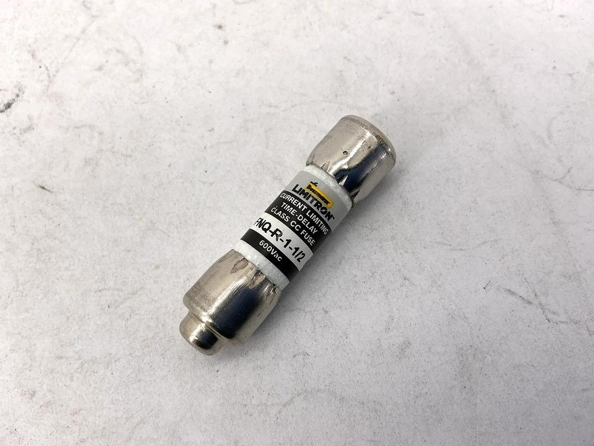 New Bussmann FNQ-R-1-1/2 Limitron Class CC Fuse 1-1/2A 600V Box of 10