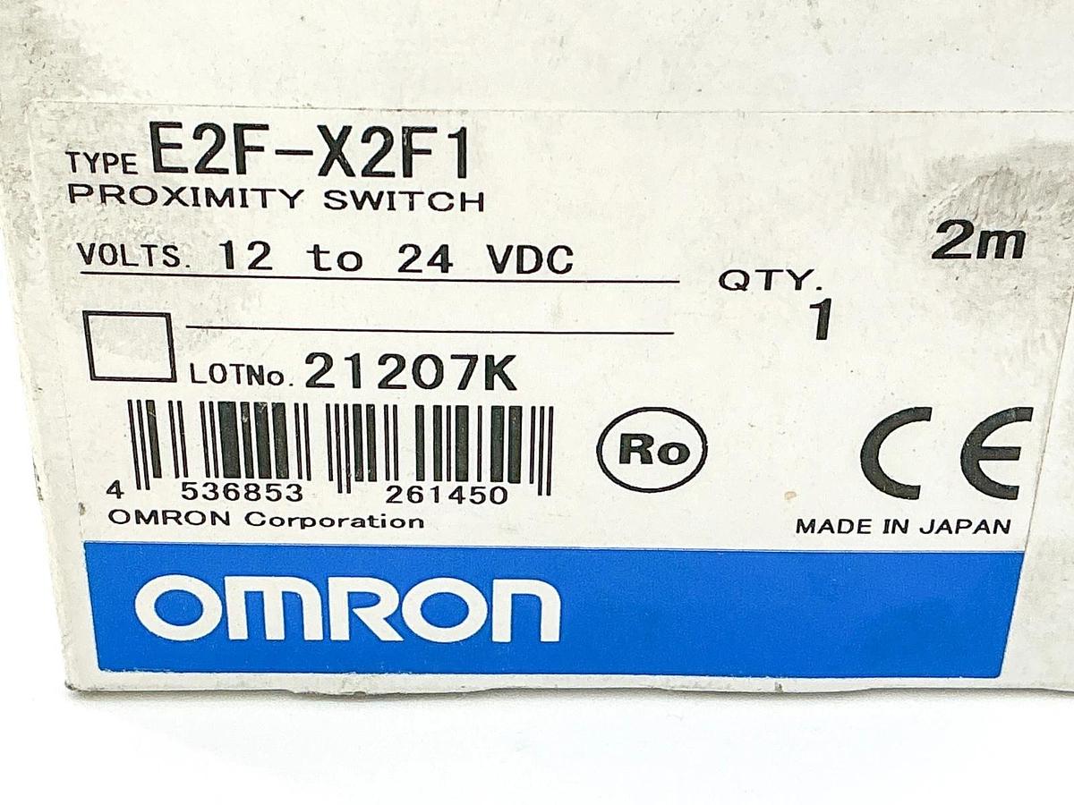 New Omron E2F-X2F1 Proximity Sensor 5mm Range 12-24VDC