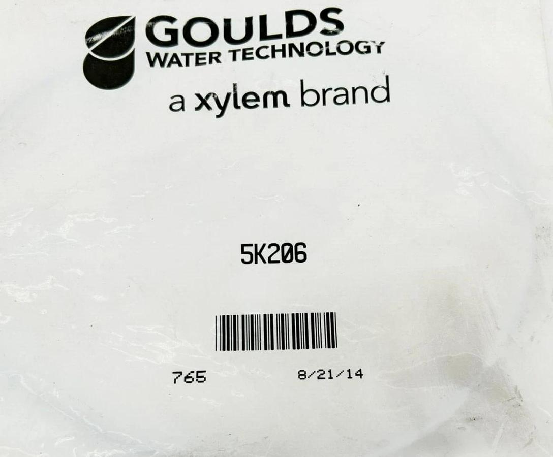 New Goulds 5K206 Casing O-ring, Fits Model 22BF, 4AI/BF/AB, 6AI/BF/AB