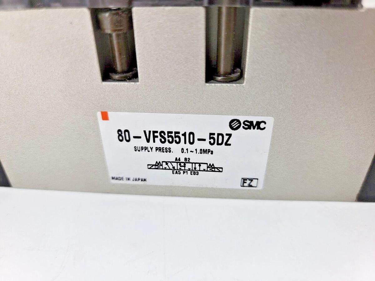 New SMC 80-VFS5510-5DZ Solenoid Valve 0.1-1MPa Supply Pressure 21-26VDC