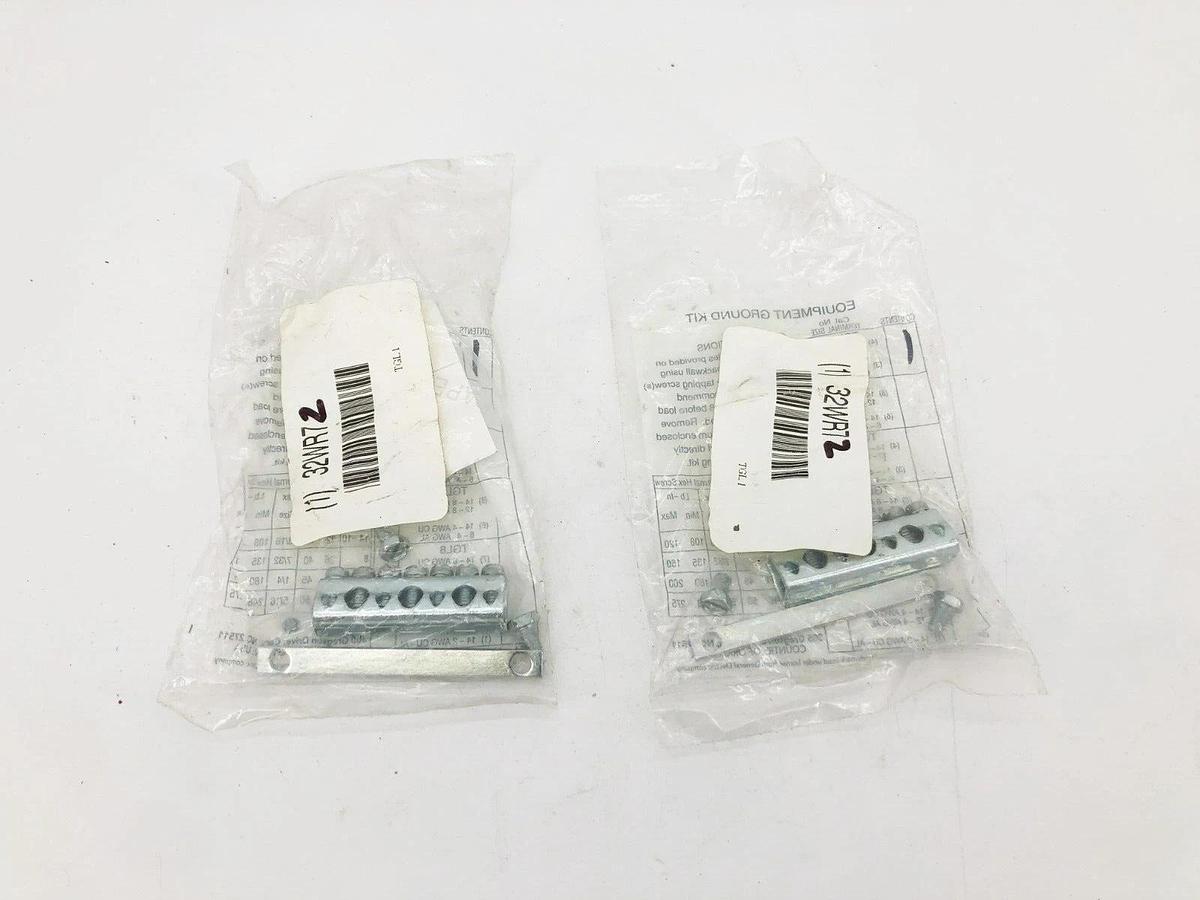 Lot of 2 New GE General Electric TGL1 Equipment Ground Kits 32WR72