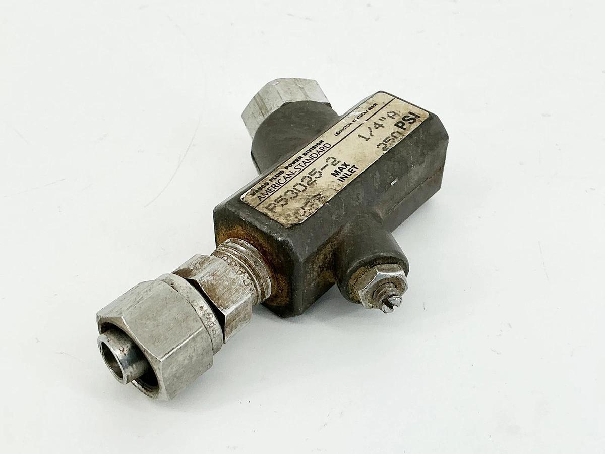 Used American Standard P53025-2 Floreg Valve 1/4" 250PSI