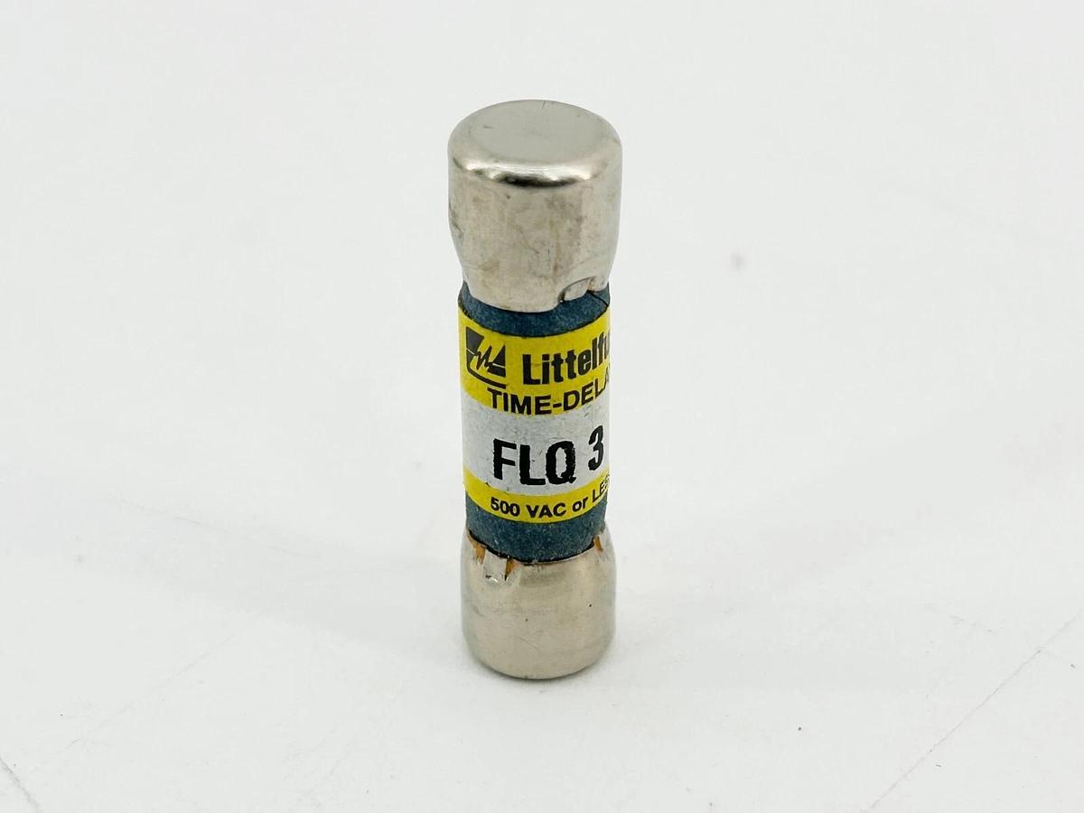 New Box of 10 Littelfuse FLQ-3A Time Delay Fuse 3Amp 500V