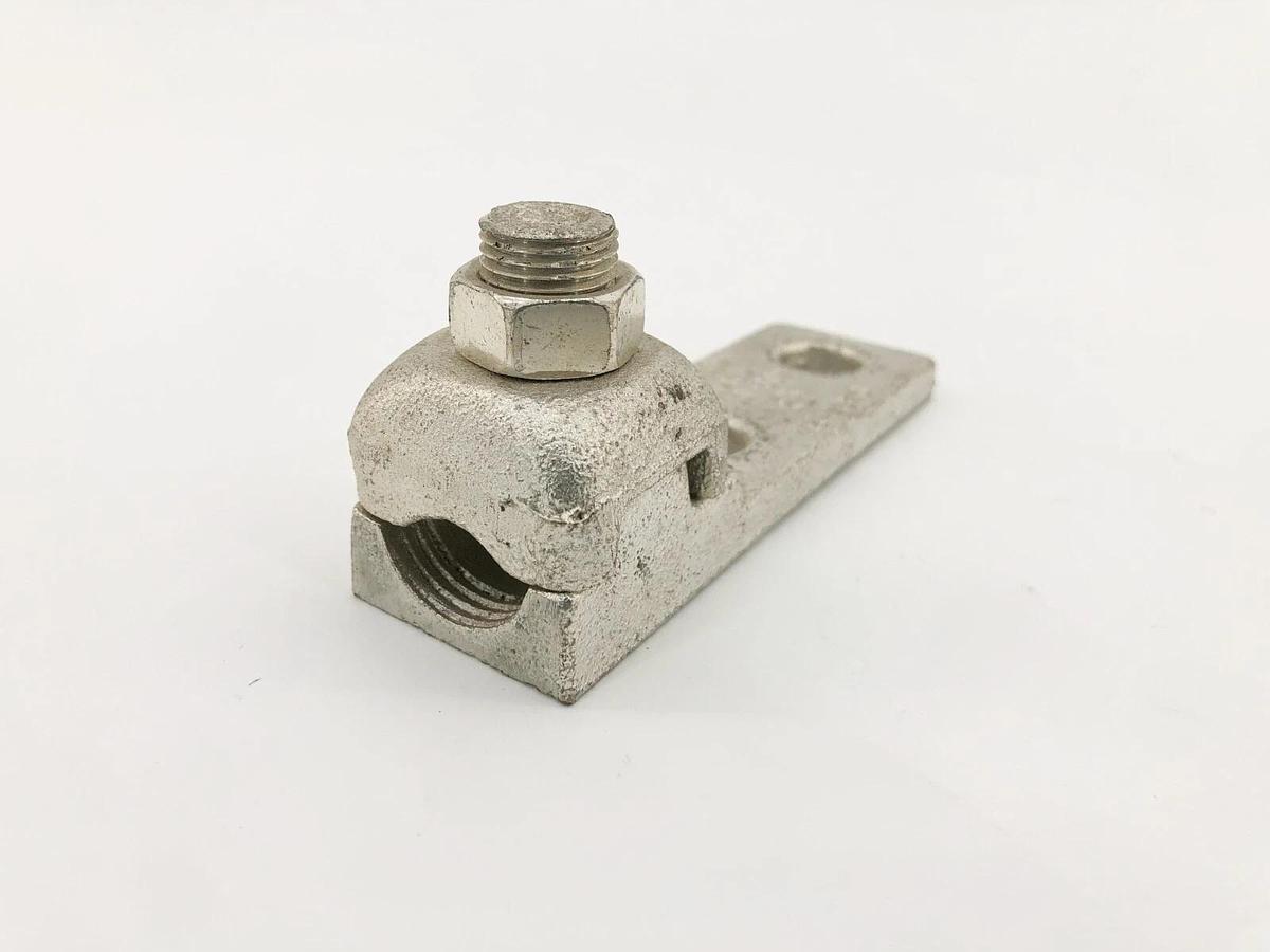 New Burndy QA34-2N Terminal Grounding Lug 400-500 KCMIL 2-Hole 1/2" - No Box