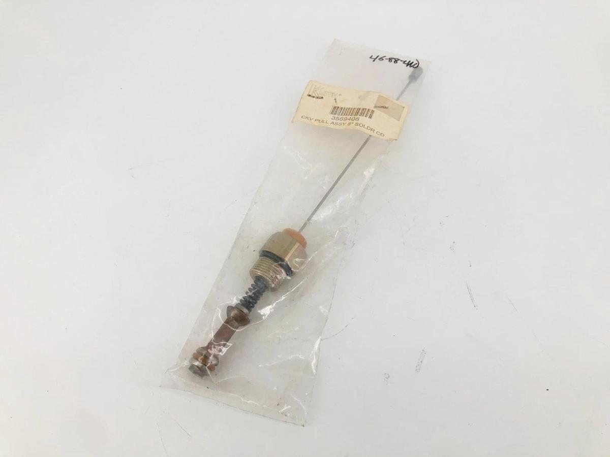 New Keith 3569408 Check Valve Assembly Pilot Pull Ball Block 8" SOLDER CD