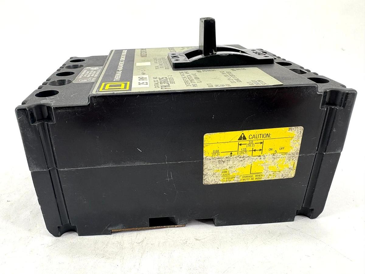 New Square D FAL36025 Circuit Breaker 25A 600V 3-Pole - No Box