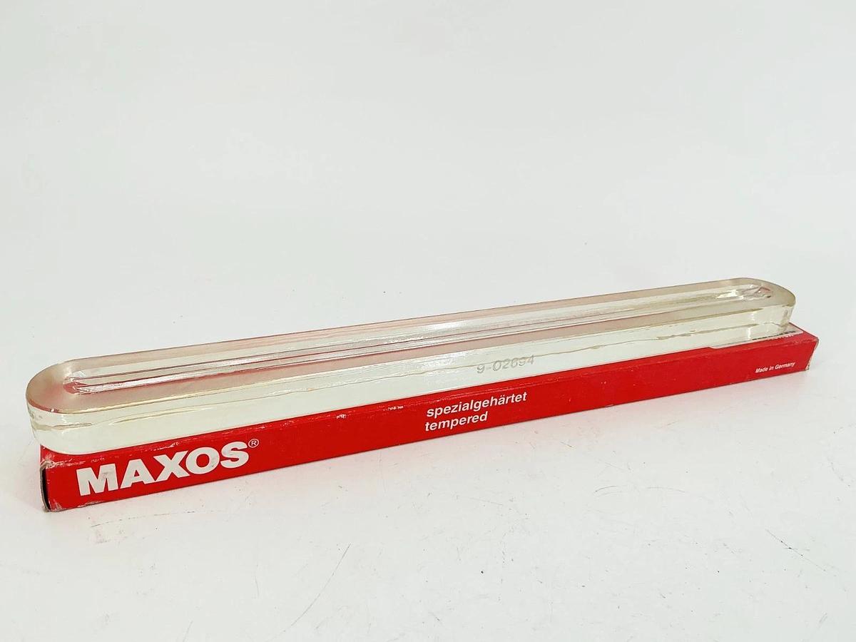 New Maxos 9-02694 Sight Glass Gauge Size 9 13.5" Reflex Tempered Glass