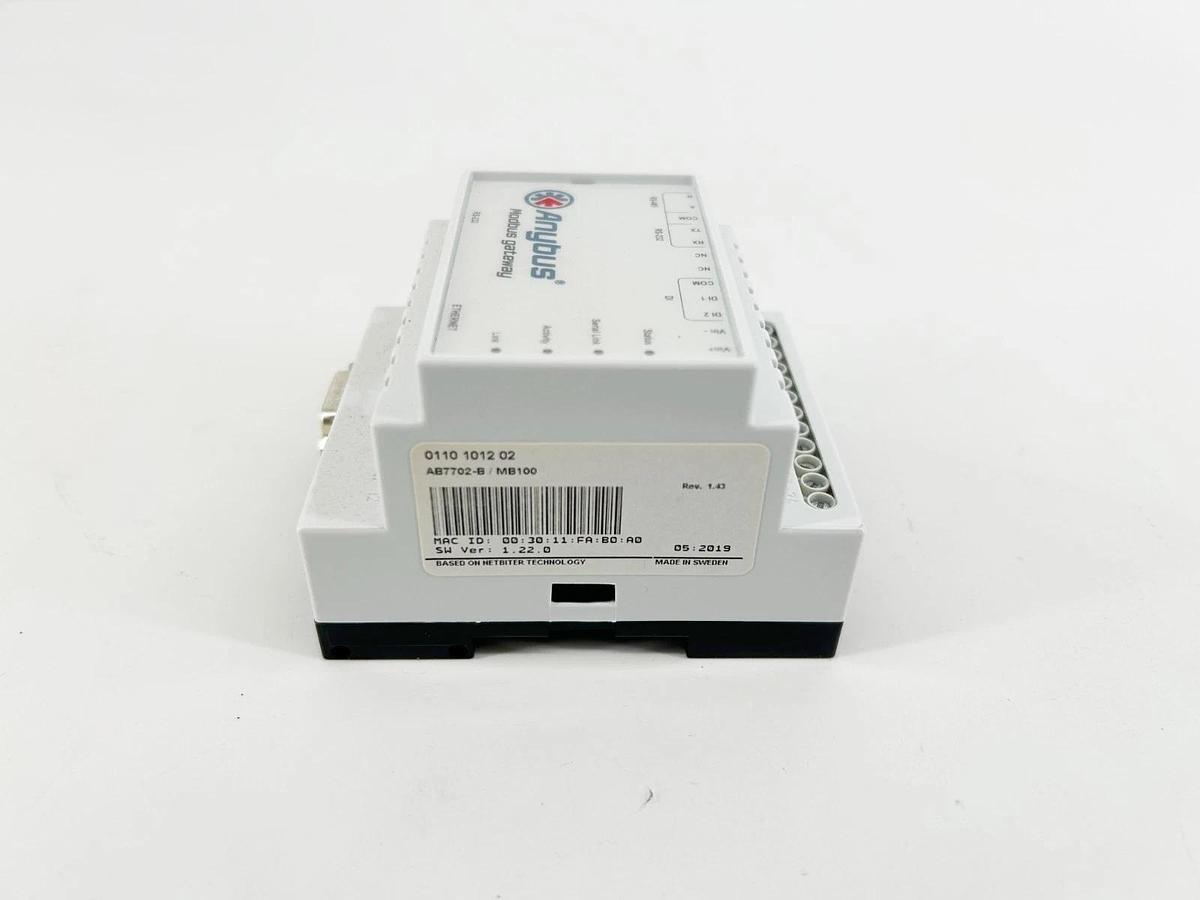 New HMS Network Anybus 0110-1012-02 Modbus Gateway AB7702-B / MB100