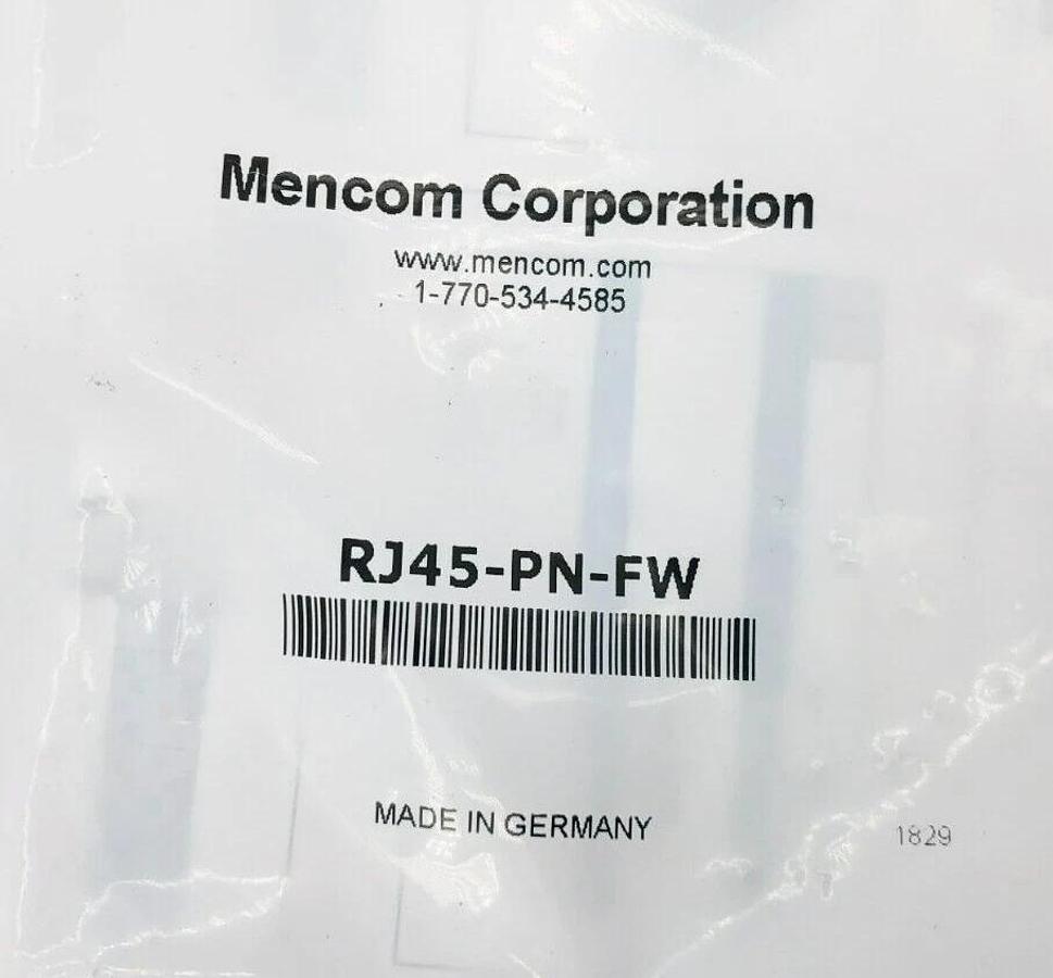 New Mencom RJ45-PN-FW Field Wireable Ethernet RJ45 Plug Male