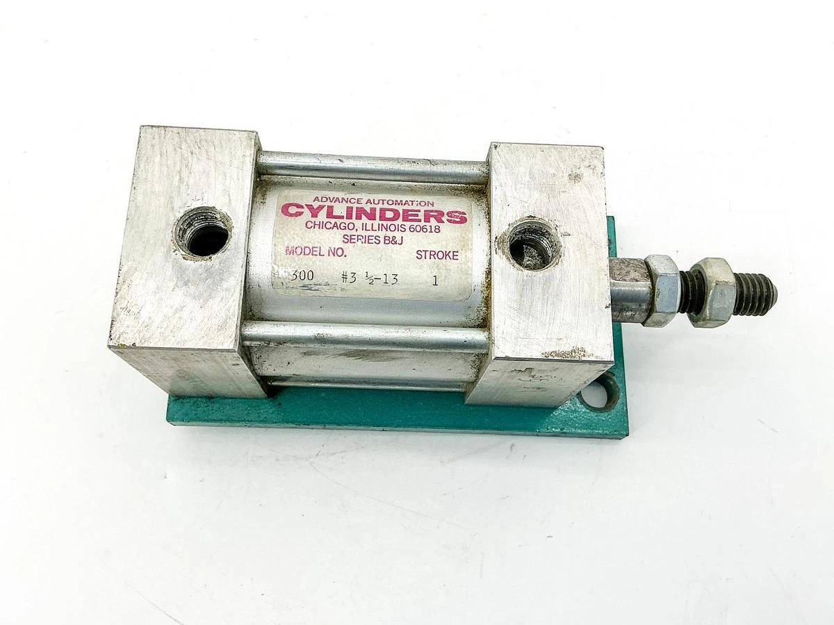 Used Advance Automation 300 Pneumatic Cylinder 3-1/2" Stroke 1"
