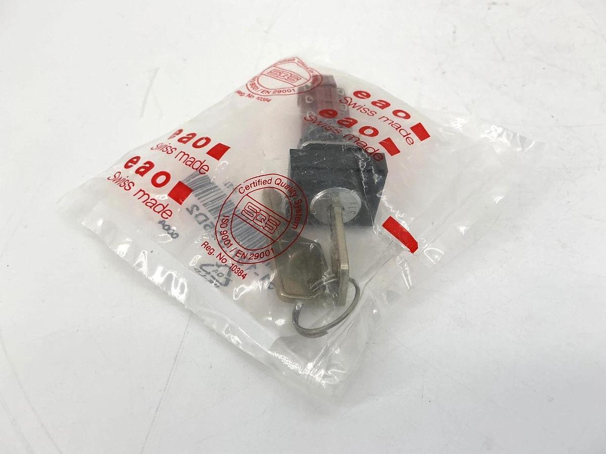 New EAO 51-197.025D2 Ser 51 Keylock Switch 2POS 3NC+3NO 5A 250VAC