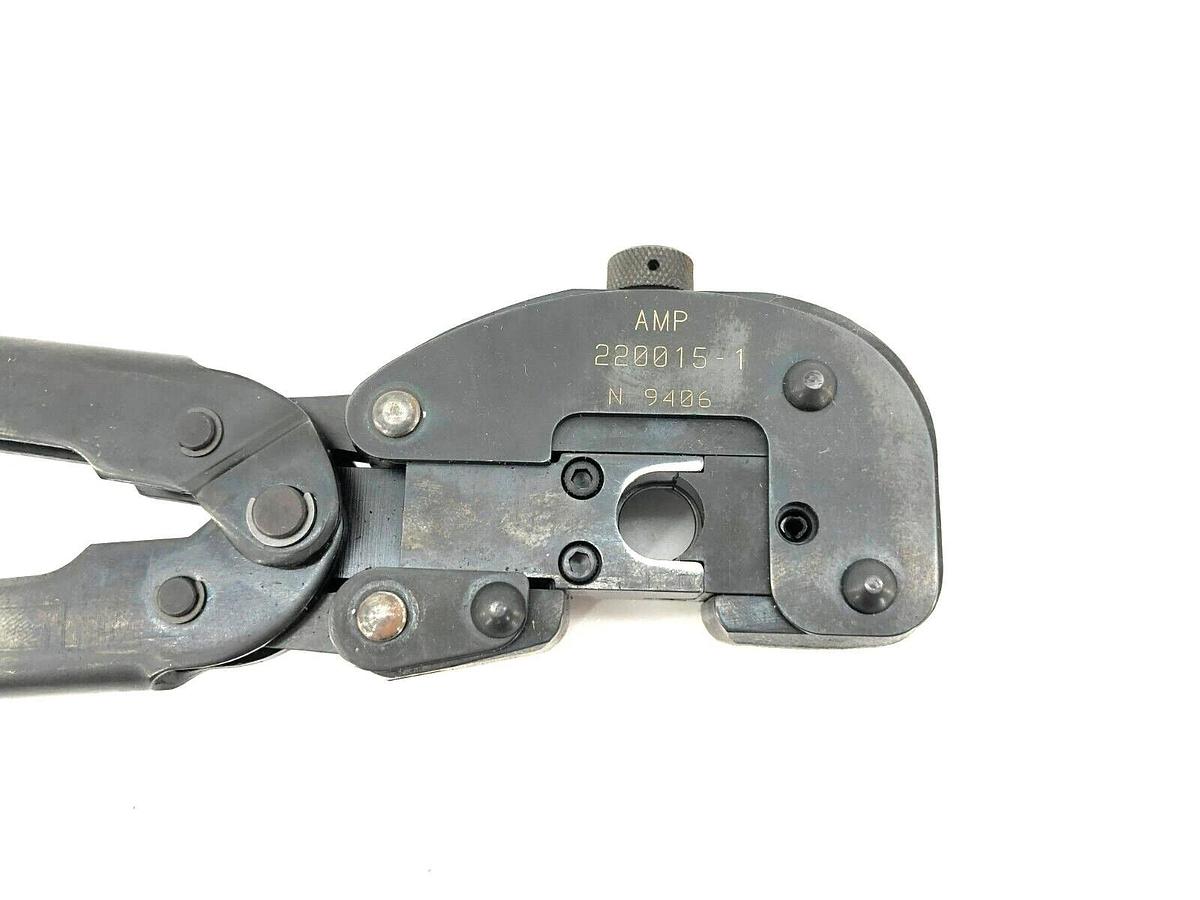New AMP 220015-1 Rev. N Portable Hand Crimping Tool for Coaxial Connectors