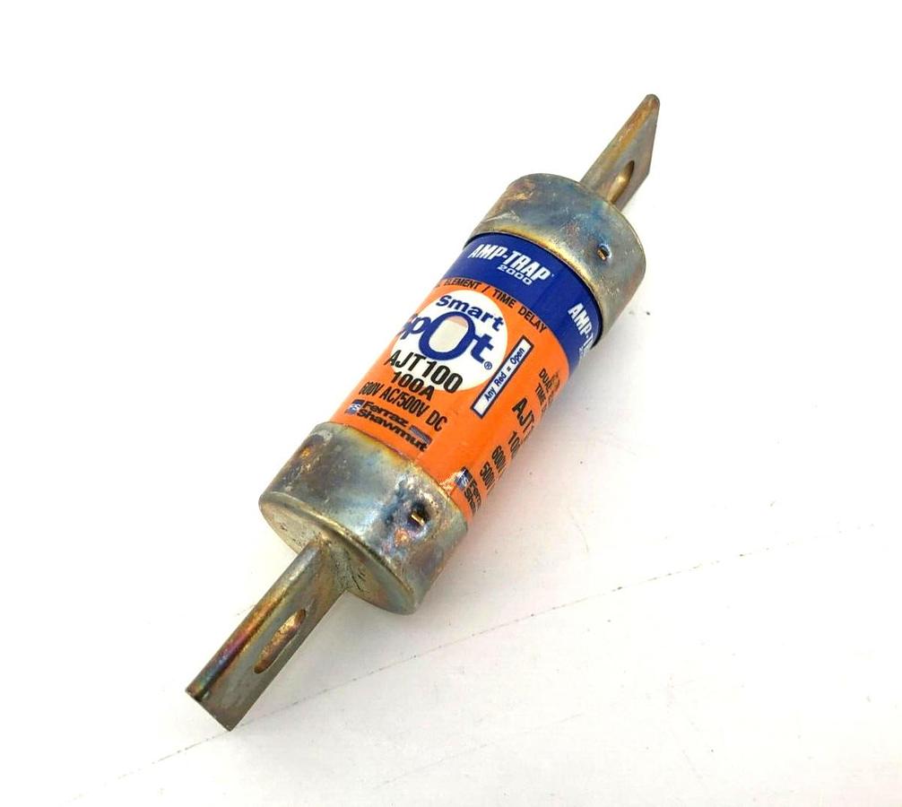 New Ferraz Shawmut Amp-Trap AJT100 Smart Spot Fuses 100A 600V Time Delay