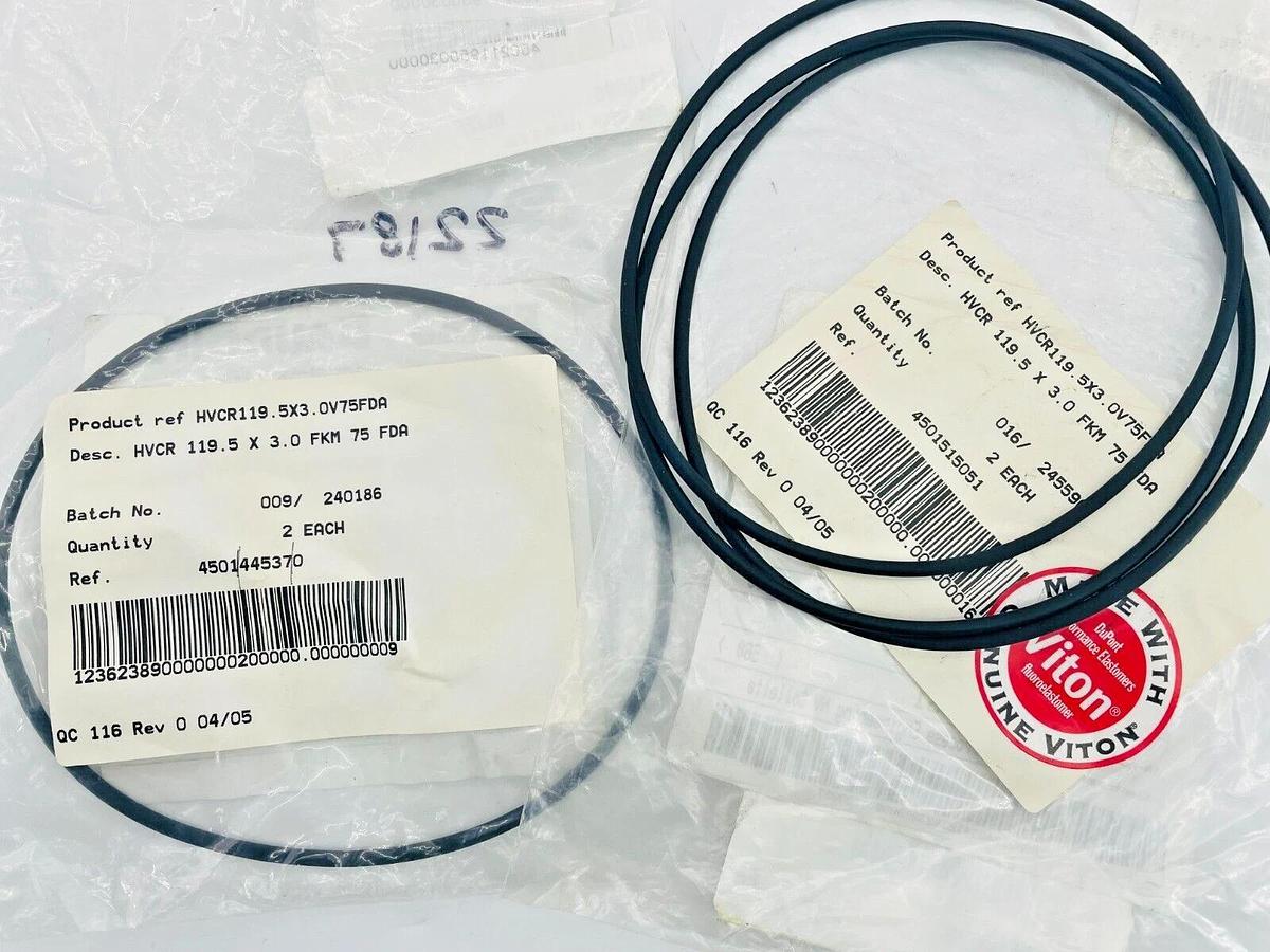 Lot of 13 New Eriks + Baudoin Viton O-Rings 12362389 12362311 12362316 12362424