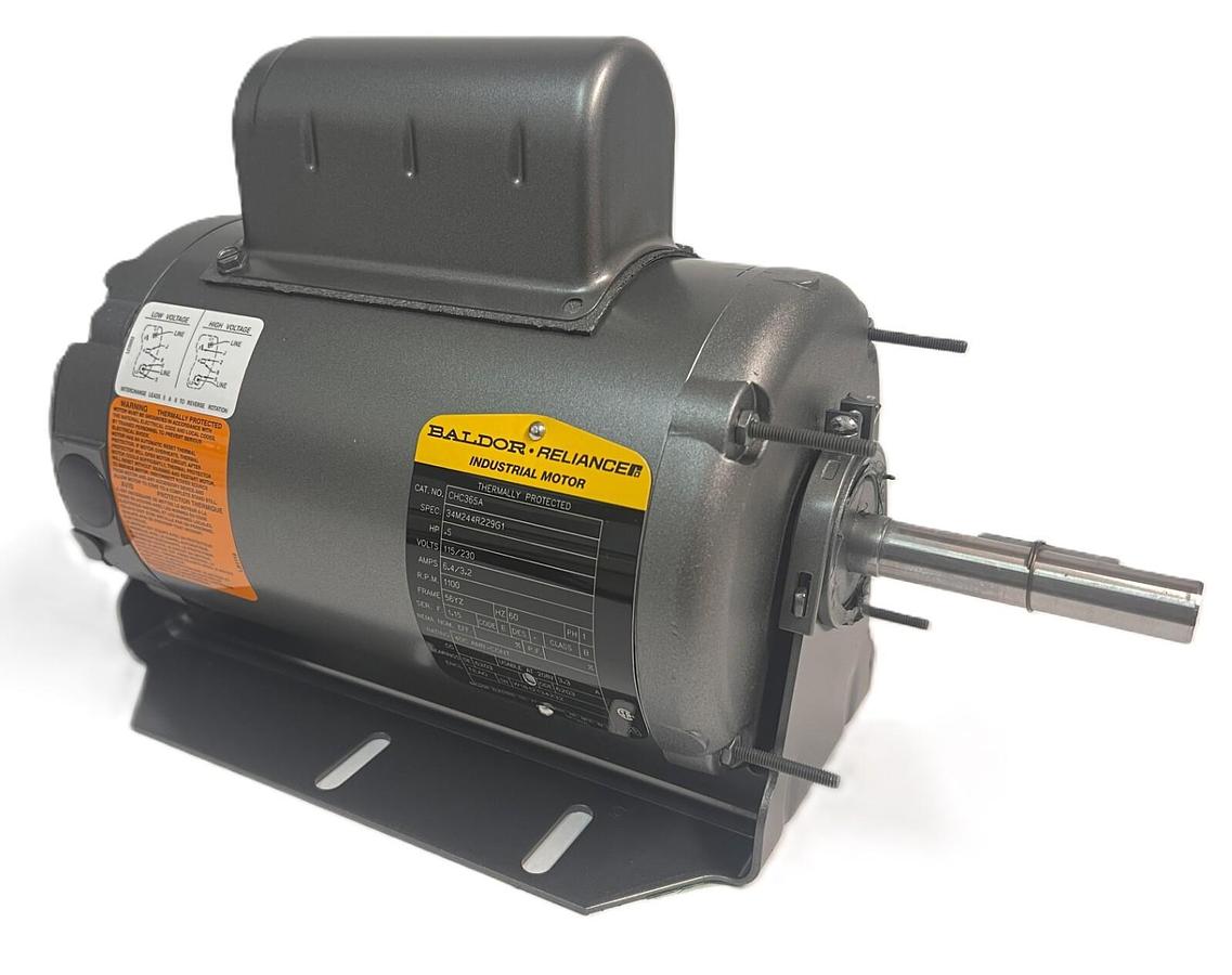 Used Reliance 915145-ZS Electric Motor 1/2HP 460V 1730RPM 3PH FB56
