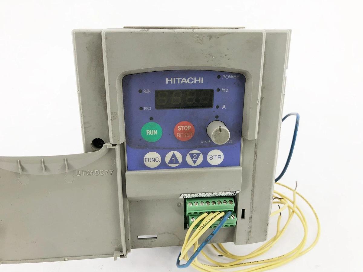 Used Hitachi SJ100-007NFU Inverter VFD 1HP 3PH (For Parts Only)