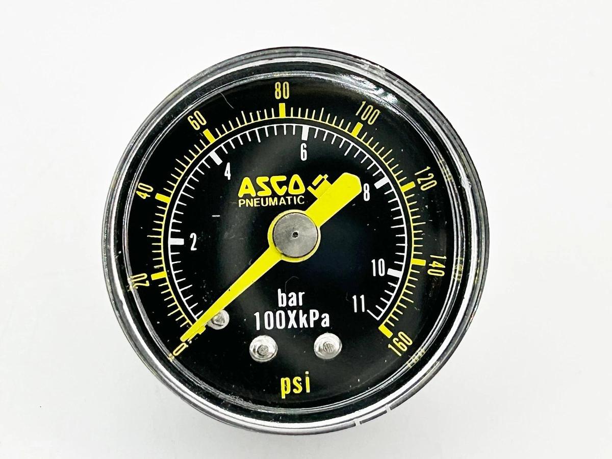 New Asco 15-200ND-01B-0/160 Pressure Gauge 160PSI BAR 100XkPa
