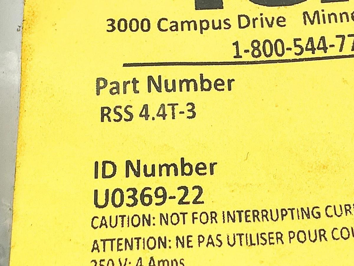 New Turck RSS 4.4T-3 Euro-Fast QD Cordset U0369-22