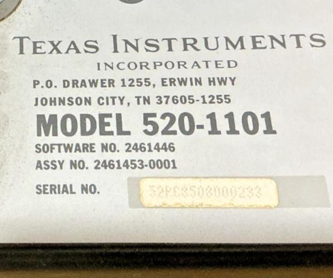 New Texas Instruments 520-1101 Controller Module 110/220VAC 50/60HZ - No Box