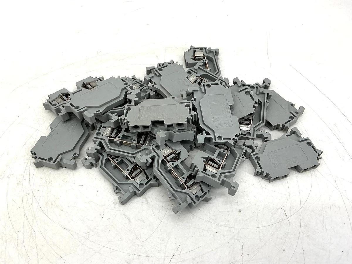 Lot of 21 New Wago 281-601 Terminal Block Gray 28-12AWG 600/800V 60947-7-1