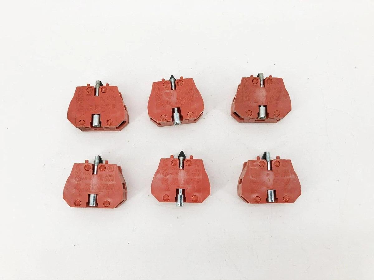 Lot of 6 New Automation Direct ECX1030-2 Contact Blocks