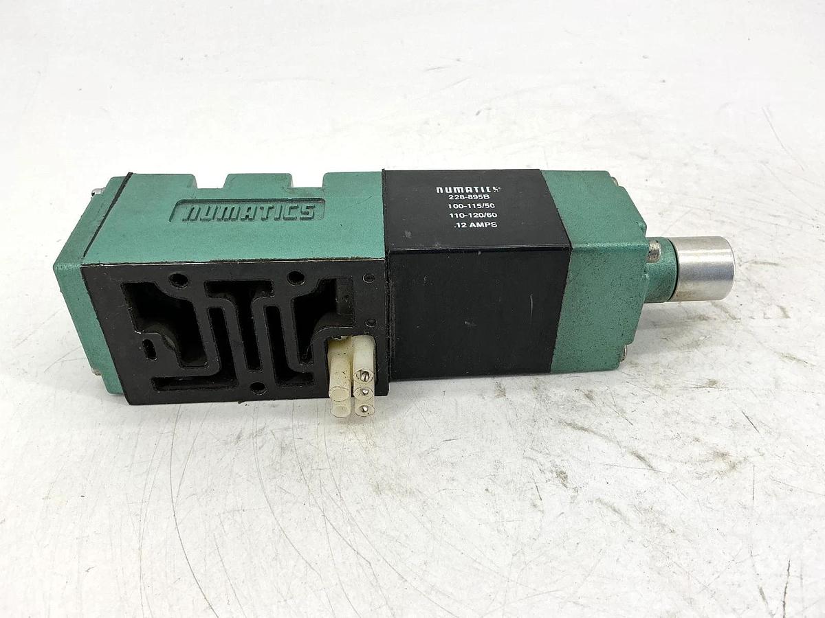 Used Numatics 153SA43AK026K30 Solenoid Valve 150PSIG-Air 0.12A 110/120V 50/60HZ