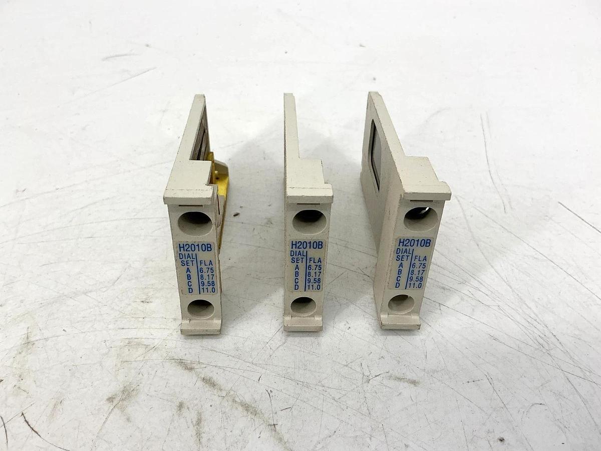 Used Lot of 3 Eaton Cutler-Hammer H2010B Ser Freedom Heater Pack 6.75-11.0A H2010B-3