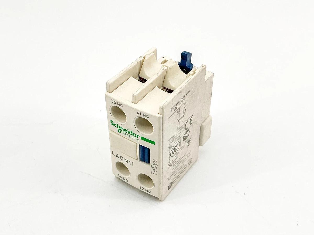Used Lot of 3 Schneider Electric LADN11Auxiliary Contact Block 690V 10A