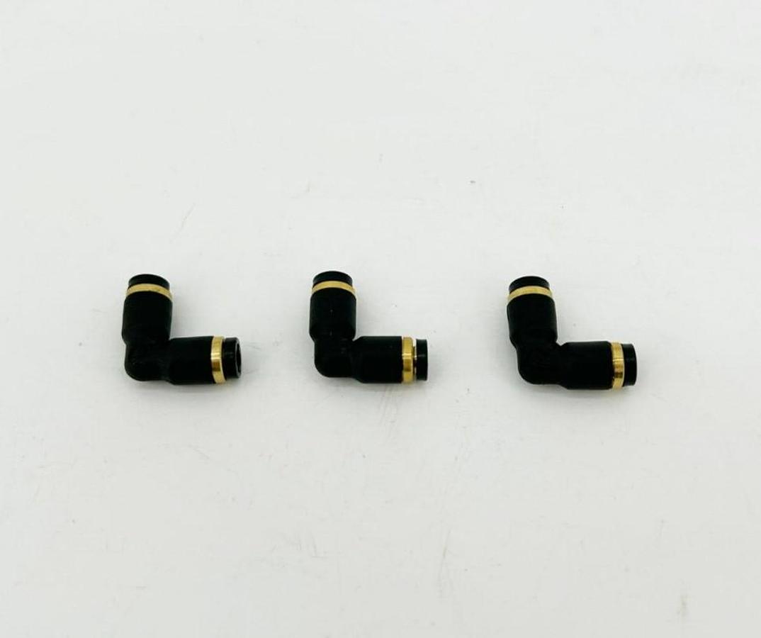 Lot of 3 New 87643 Union Elbows, 3/16" Tube OD, Glass Reinforced Nylon