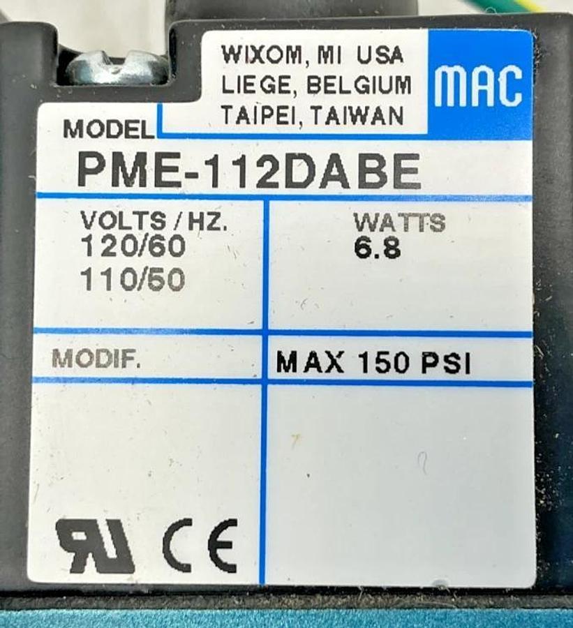 New MAC Valves 6311D-312-PM-112DA Solenoid Valve 4-Way 150PSI 120VAC - No Box