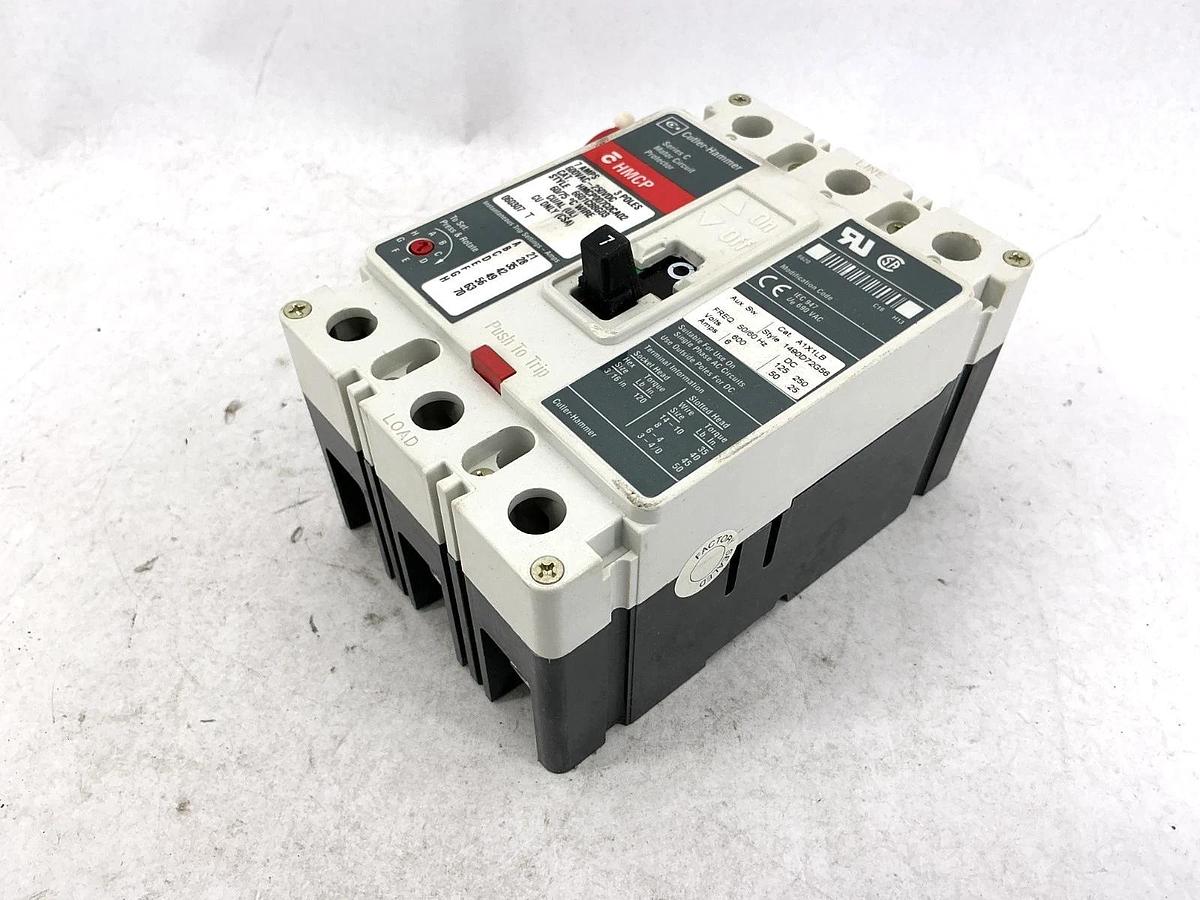 New Cutler-Hammer HMCP007C0CA02 Ser C Motor Circuit Breaker/Protector 3P 7A 600V
