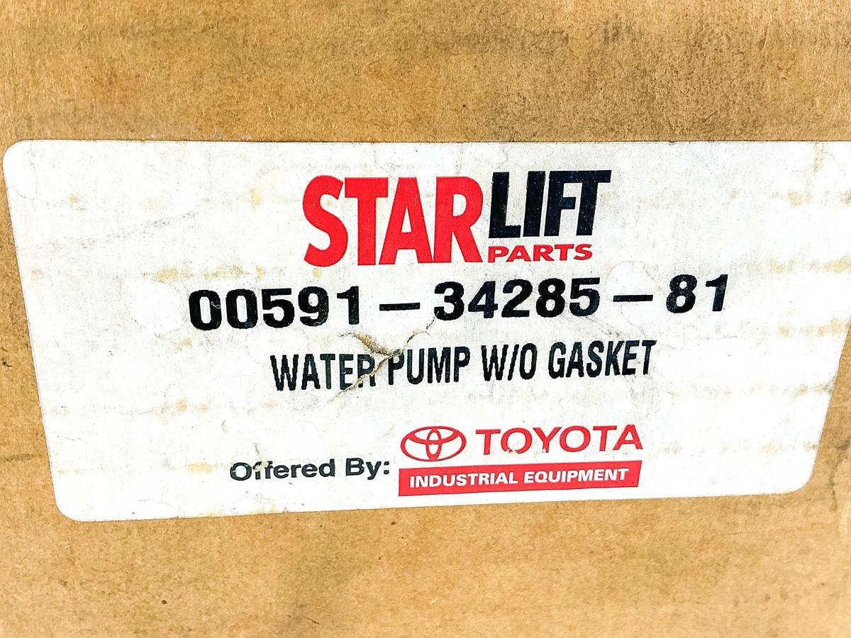 New Toyota 00591-34285-81 Water Pump W/O Gasket
