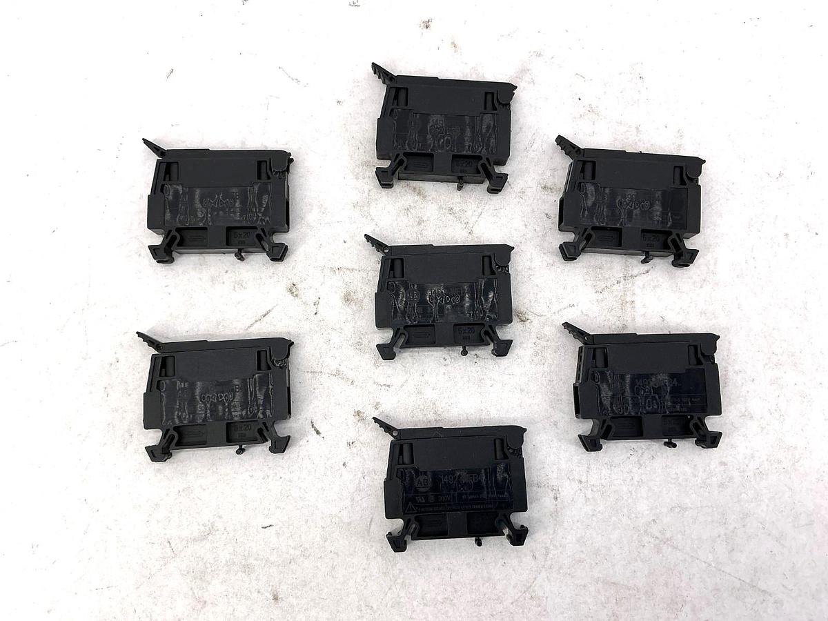 Lot of 7 New Allen Bradley 1492-WFB4 Ser B Terminal Blocks 300V