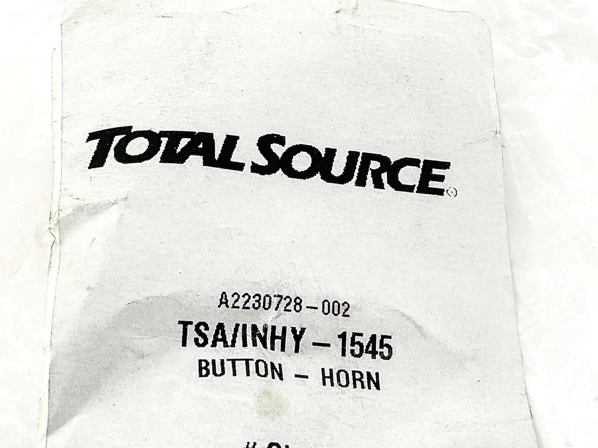 New Lot of 2 Total Source TSA/INHY-1545 Fork Lift Horn Button INHY-1545 - No Box