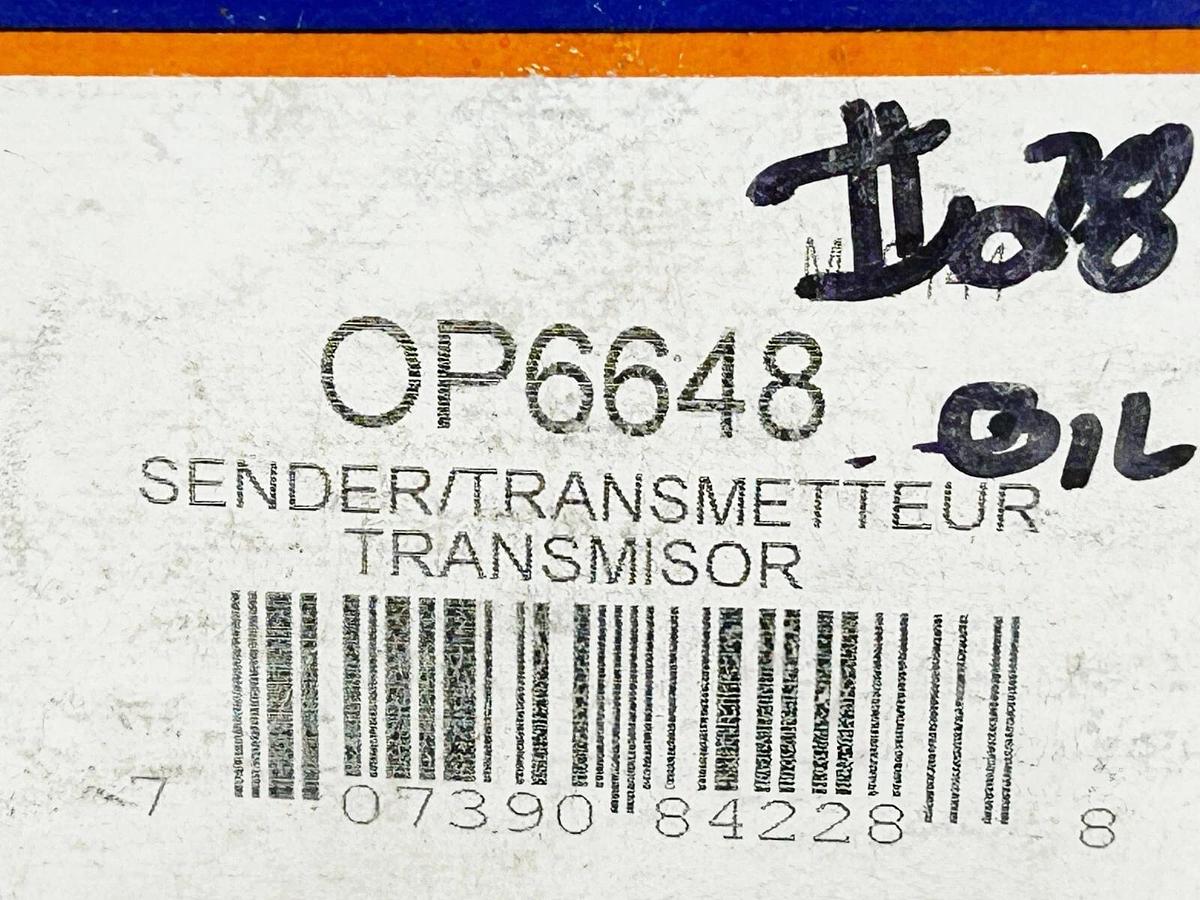 New Napa OP6648 Oil Sender Unit